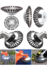 Motorlu Tırpan Kıyı Temizleme Çelik Fırça Başlık
