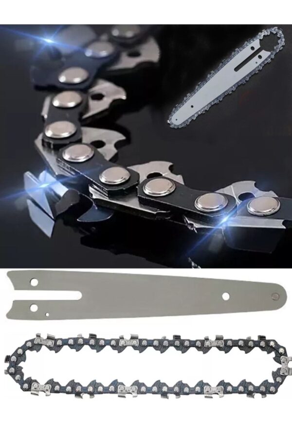 Akülü Dal Budama 18,5 Cm(büyük Boy Tümüne Uyumlu) Yedek Zincir Ve Yedek Pala - Görsel 1